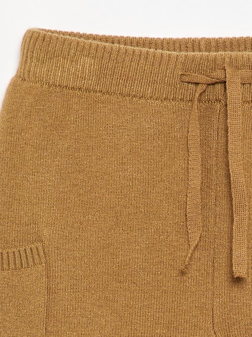 Pantalone a tinta unita in maglia - Kiabi
