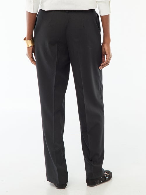 Pantalone ampio a vita alta con cintura e passanti - Kiabi
