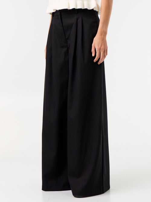 Pantalone ampio a vita alta - Kiabi