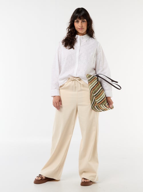 Pantalone ampio con 2 tasche - Kiabi Pantalone ampio con 2 tasche - Kiabi