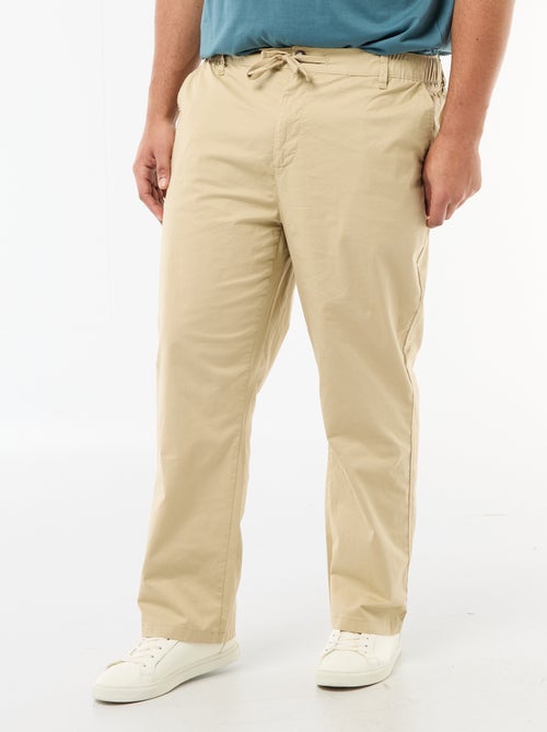 Pantalone chino in twill con coulisse - Kiabi Pantalone chino in twill con coulisse - Kiabi