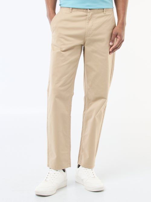 Pantalone chino regular - L30 - Kiabi Pantalone chino regular - L30 - Kiabi