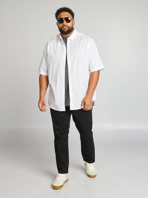 Pantalone chino slim in cotone stretch - L30 - Kiabi Pantalone chino slim in cotone stretch - L30 - Kiabi