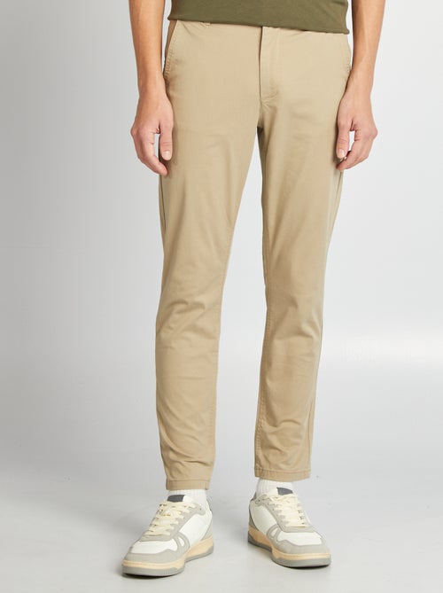 Pantalone chino slim L30 - Kiabi Pantalone chino slim L30 - Kiabi