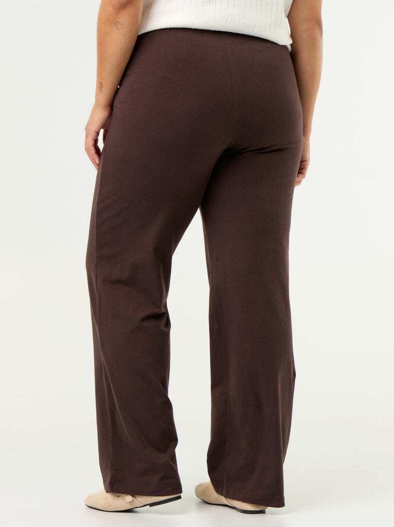 Pantalone comfort leggero Marrone - Kiabi