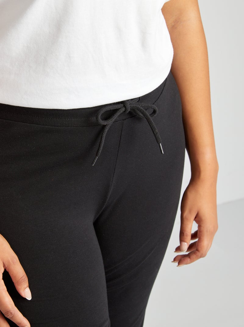 Pantalone comfort leggero nero - Kiabi