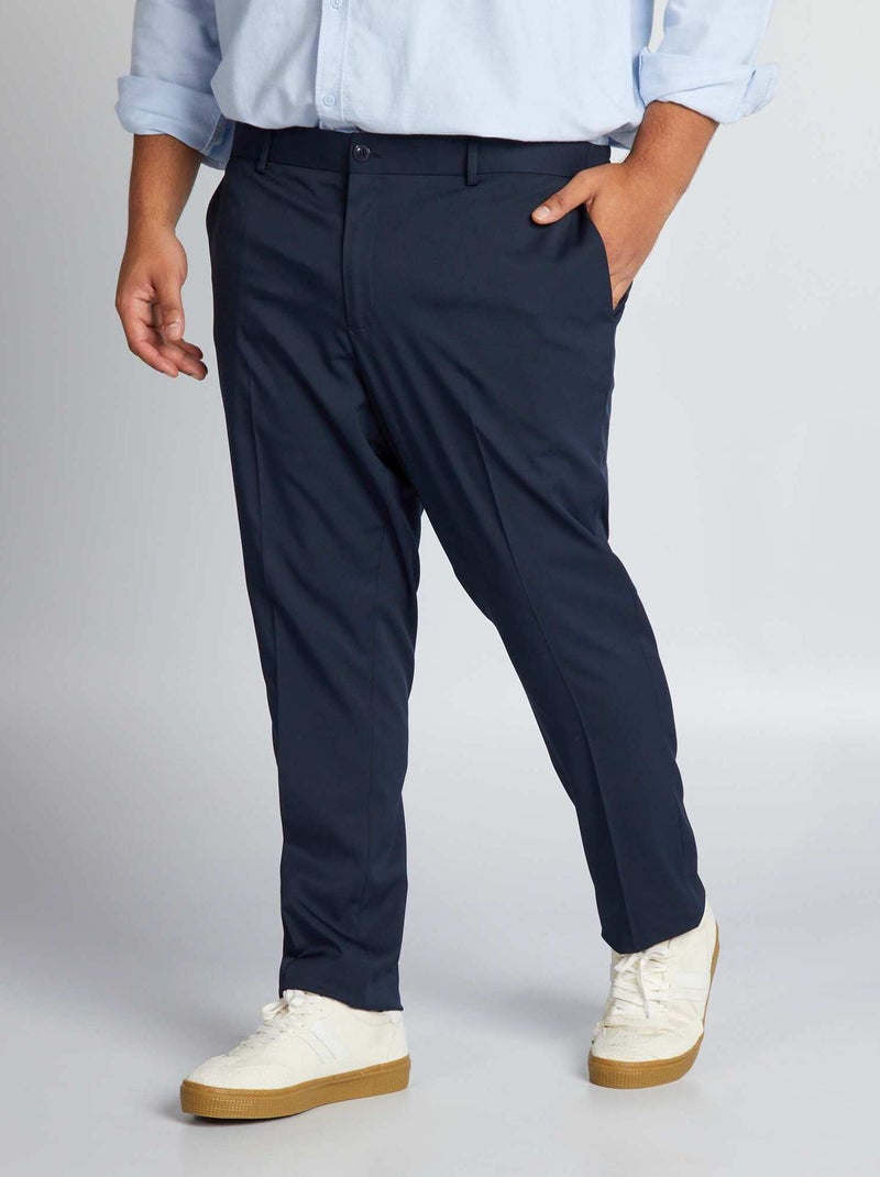 Pantalone da abito slim blu - Kiabi