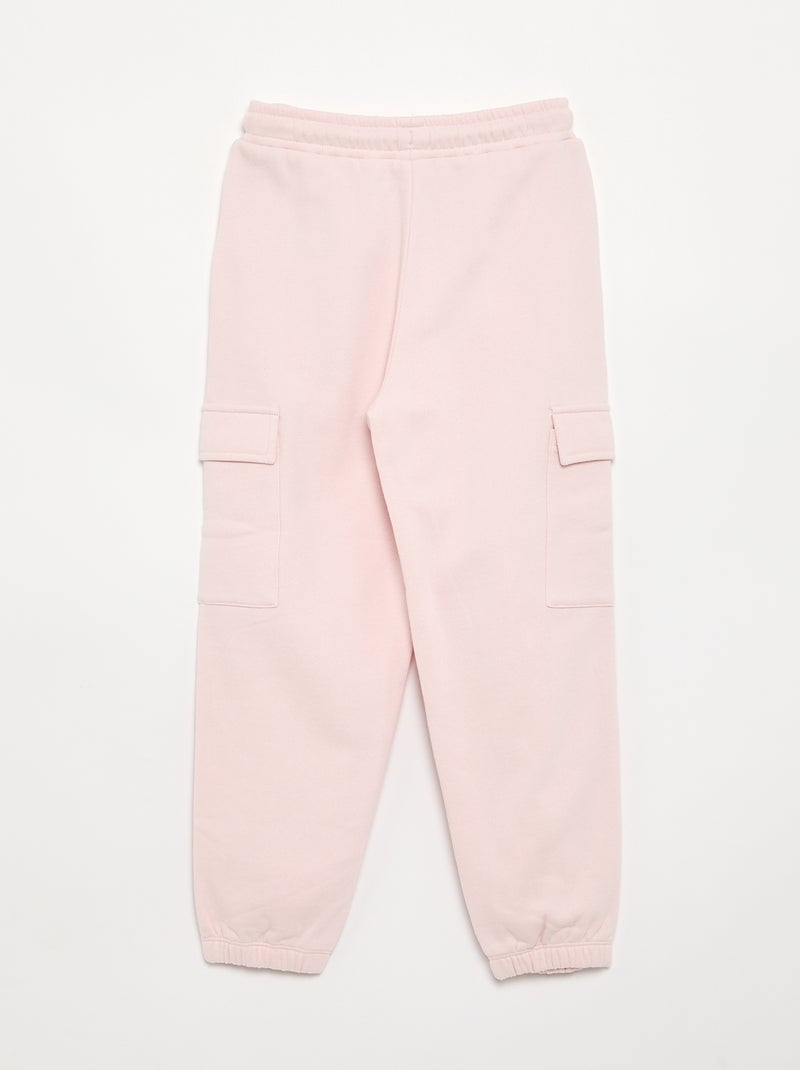Pantalone da jogging a tinta unita Rosa - Kiabi