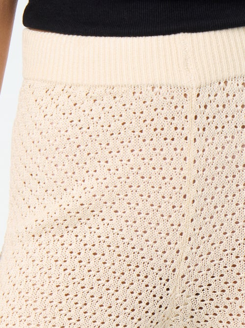 Pantalone da spiaggia in maglia all'uncinetto - Kiabi Pantalone da spiaggia in maglia all'uncinetto - Kiabi