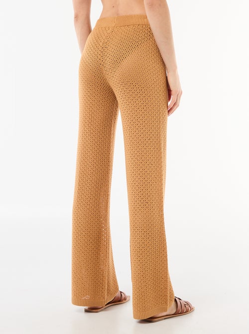 Pantalone da spiaggia in maglia crochet - Kiabi
