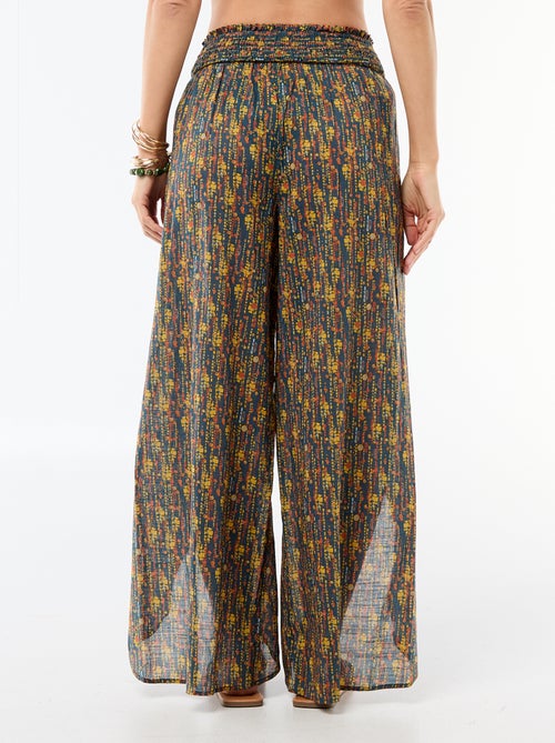 Pantalone da spiaggia in viscosa stampata - Kiabi