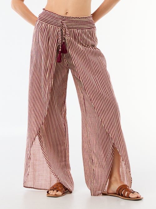 Pantalone da spiaggia in viscosa stampata - Kiabi