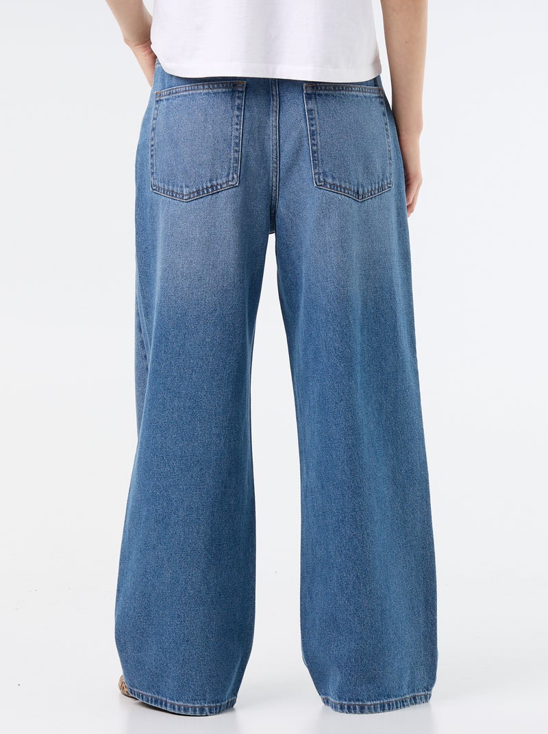 Pantalone denim baggy Blu - Kiabi
