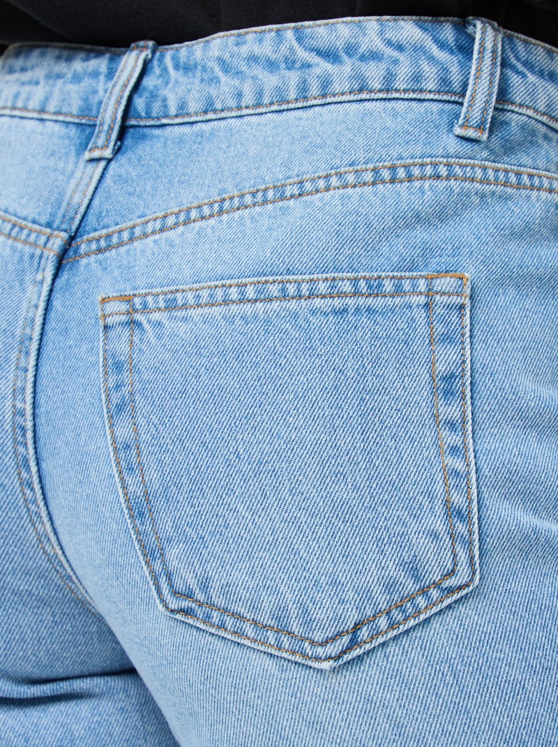 Pantalone denim regular in cotone - L34 Blu - Kiabi