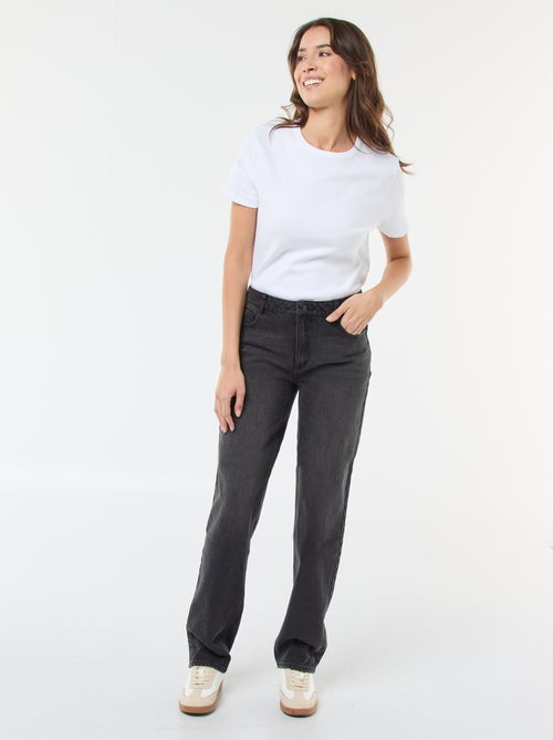 Pantalone denim regular in cotone - L34 - Kiabi Pantalone denim regular in cotone - L34 - Kiabi