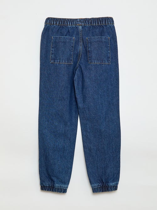 Pantalone denim taglio jogger - Kiabi