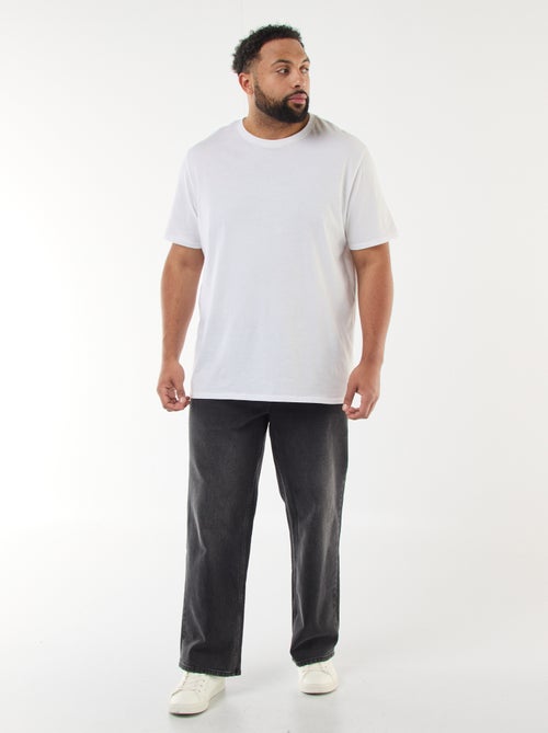 Pantalone denim taglio relaxed fit - Kiabi