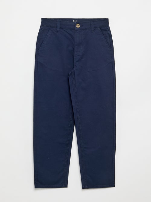 Pantalone dritto in cotone - Kiabi