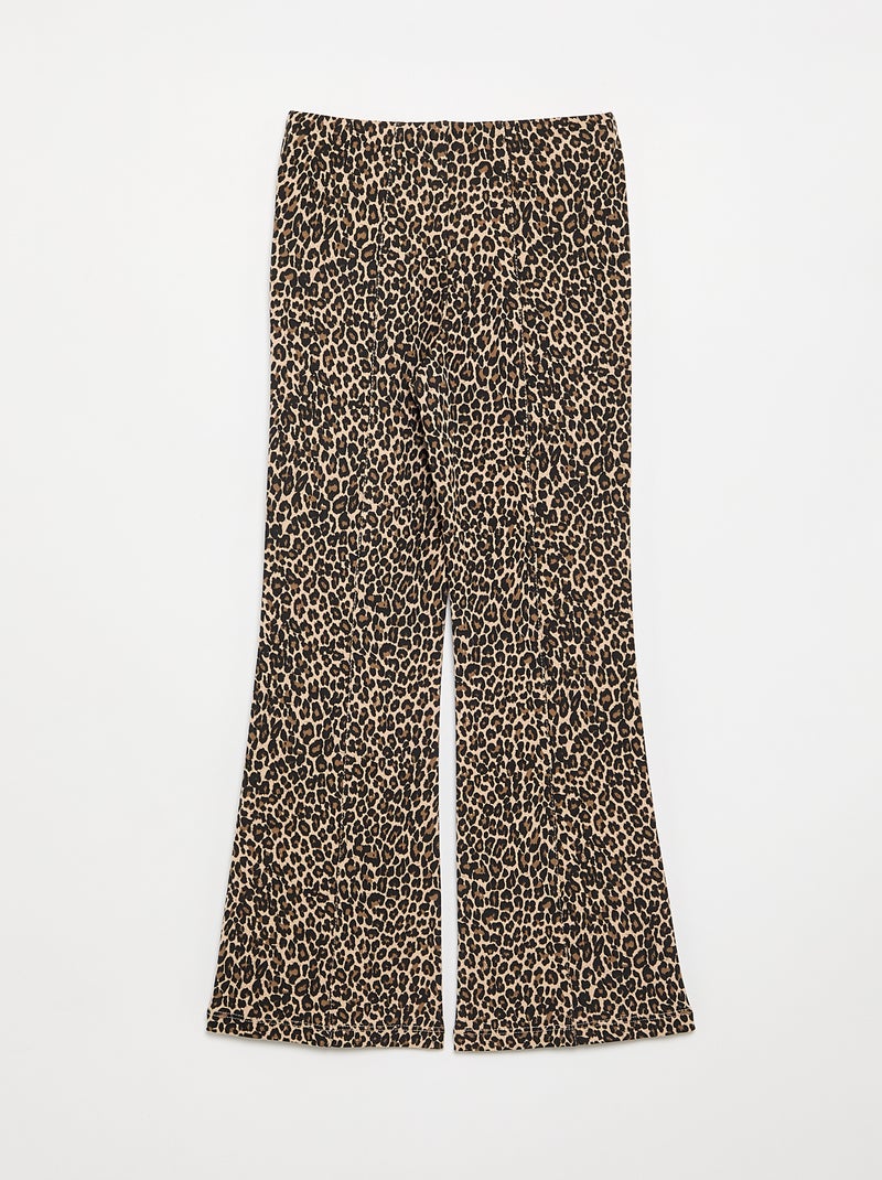 Pantalone flare Beige - Kiabi