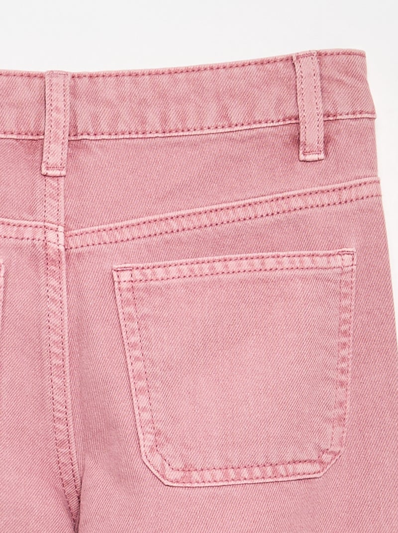 Pantalone flare in denim Rosa - Kiabi