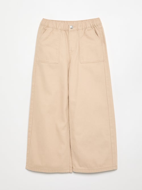 Pantalone in cotone - vestibilità comoda - Kiabi