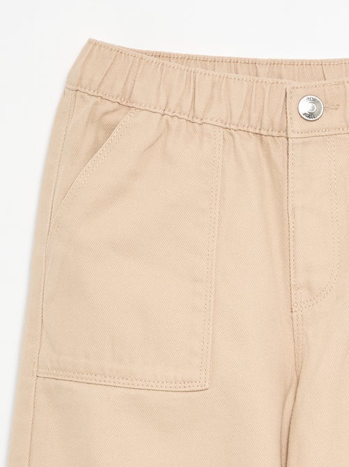 Pantalone in cotone - vestibilità comoda - Kiabi