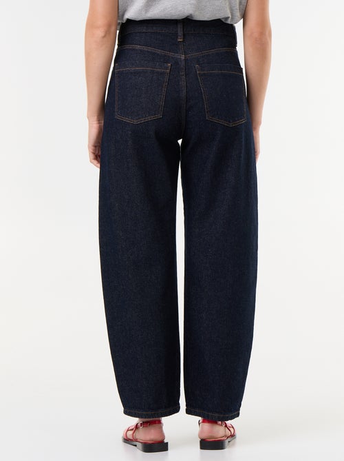 Pantalone in denim a forma barrel ampia - Kiabi