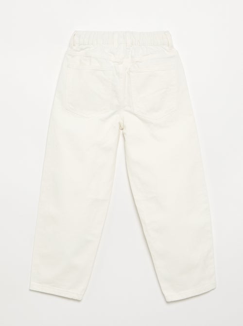 Pantalone in denim a gamba larga - Kiabi