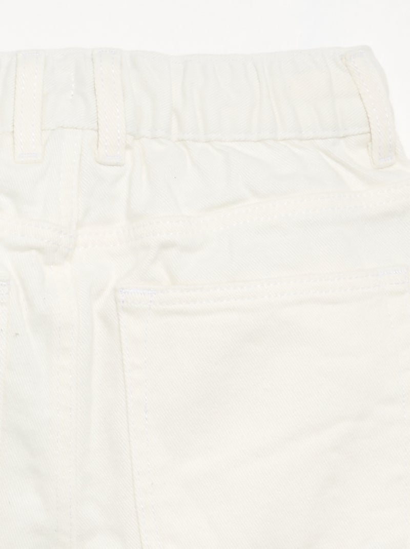 Pantalone in denim a gamba larga Blu - Kiabi