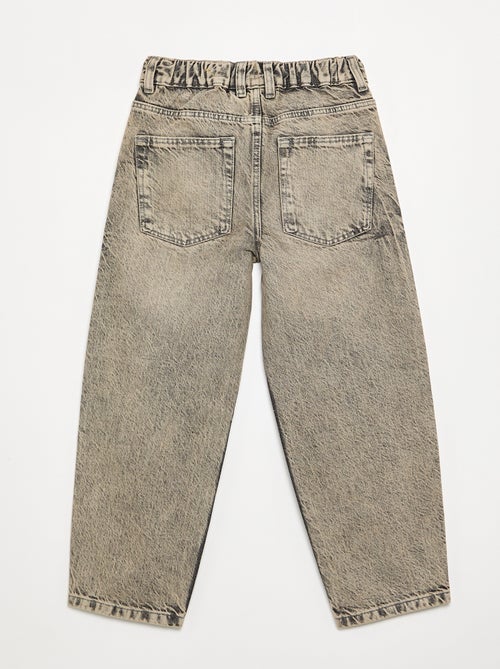 Pantalone in denim a gamba larga - Kiabi