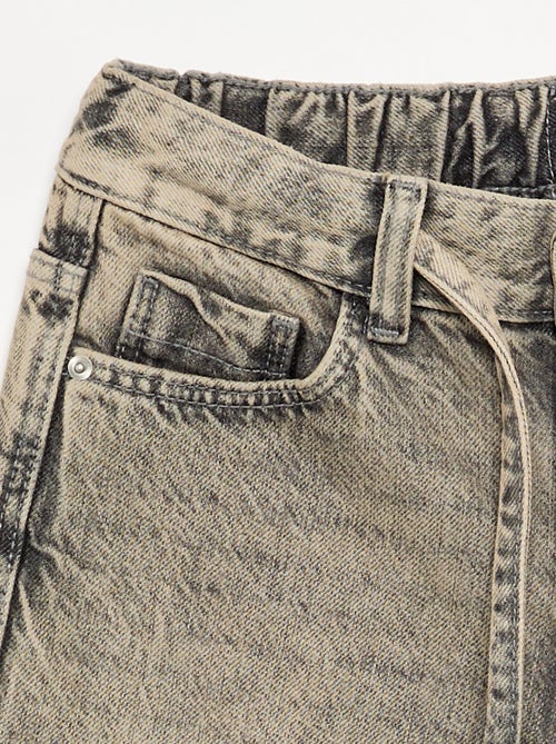 Pantalone in denim a gamba larga - Kiabi