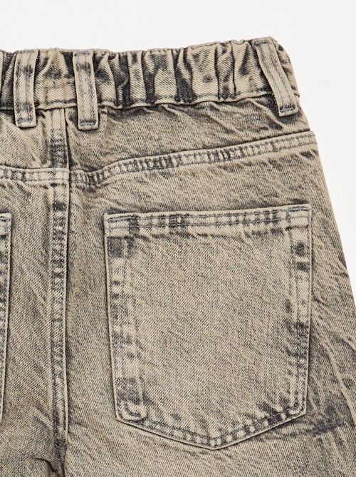 Pantalone in denim a gamba larga - Kiabi