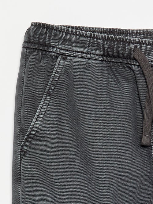 Pantalone in denim con vita elasticizzata - vestibilità comoda - Kiabi