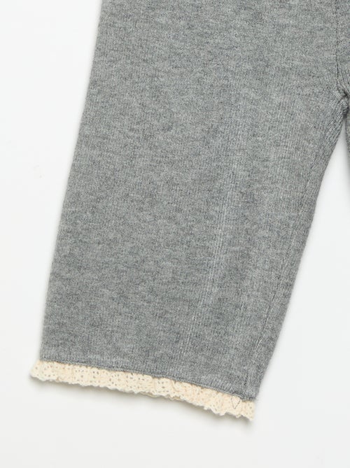 Pantalone in maglia a tinta unita - Kiabi