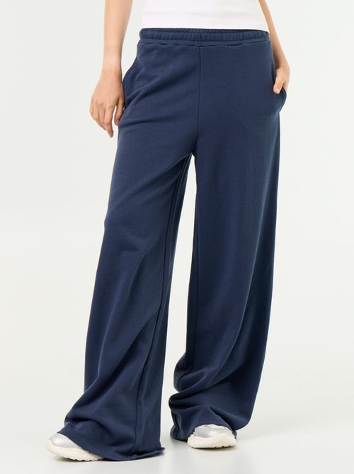 Pantalone jogging ampio in maglia pesante - Kiabi
