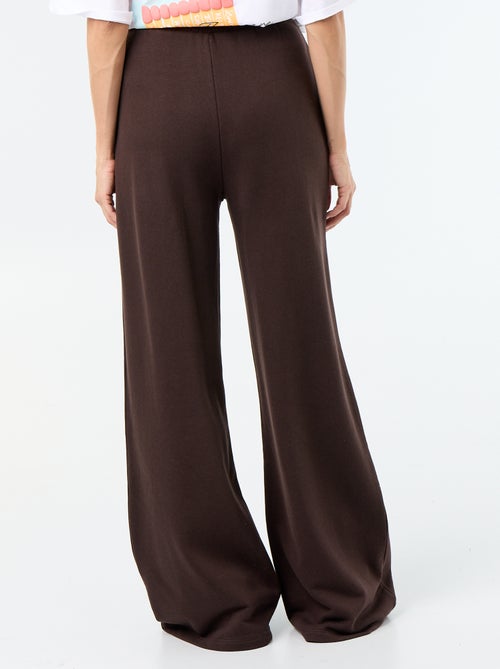 Pantalone jogging ampio in maglia pesante - Kiabi