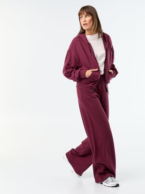 Pantalone jogging ampio in maglia pesante - Kiabi