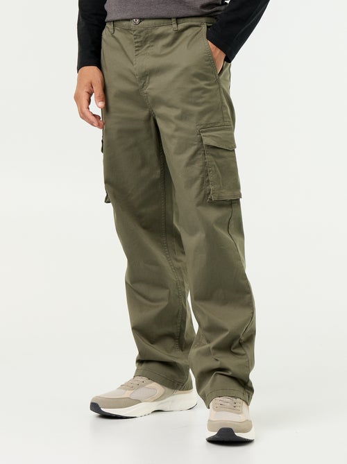 Pantalone multitasche regular fit - Kiabi