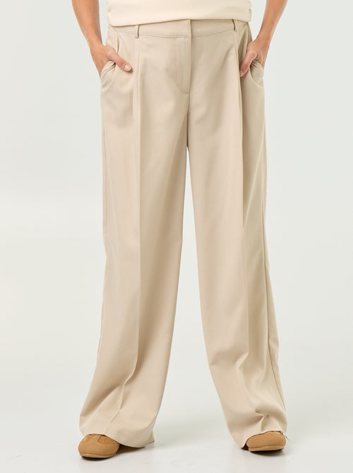 Pantalone premaman con pinces - Kiabi Pantalone premaman con pinces - Kiabi