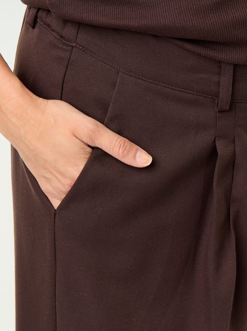 Pantalone premaman con pinces - Kiabi