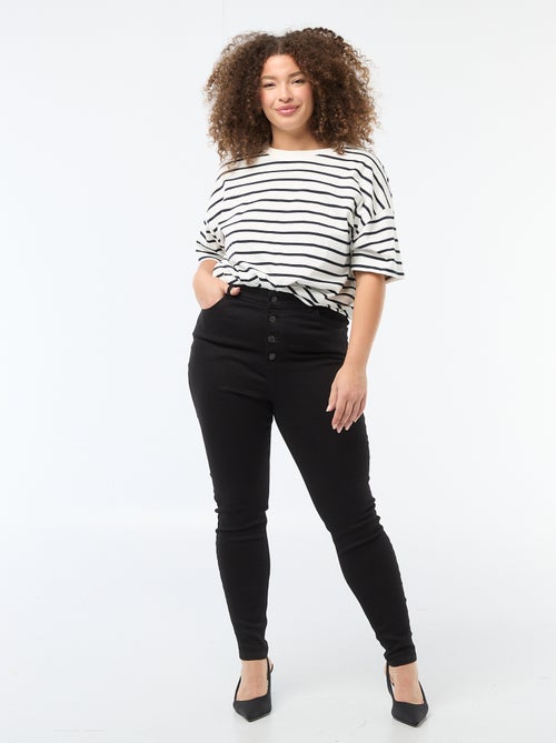 Pantalone skinny a vita altissima - L30 - Kiabi