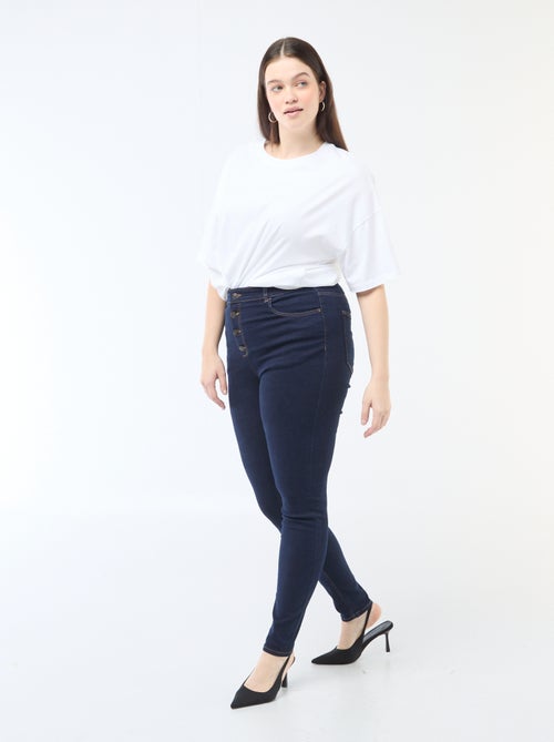 Pantalone skinny a vita altissima - L34 - Kiabi