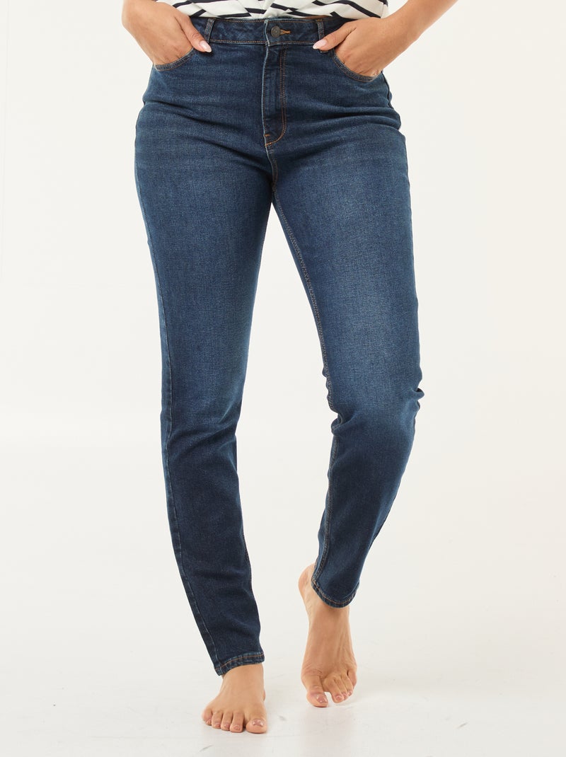 Pantalone slim in denim - L30 BLU - Kiabi