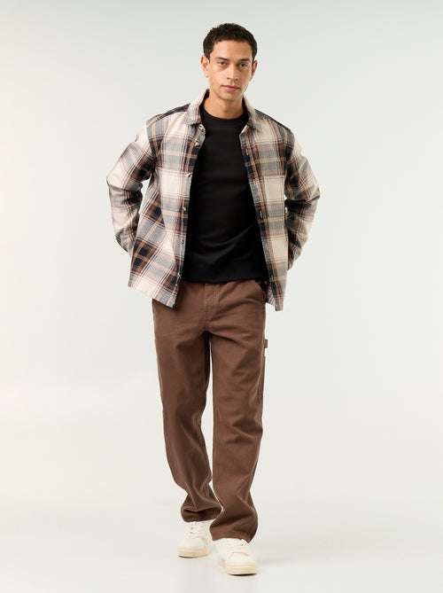 Pantalone stile carpenter in denim - Kiabi Pantalone stile carpenter in denim - Kiabi