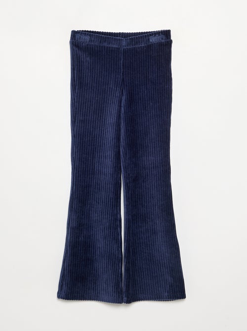 Pantalone tinta unita in velluto a coste - Kiabi