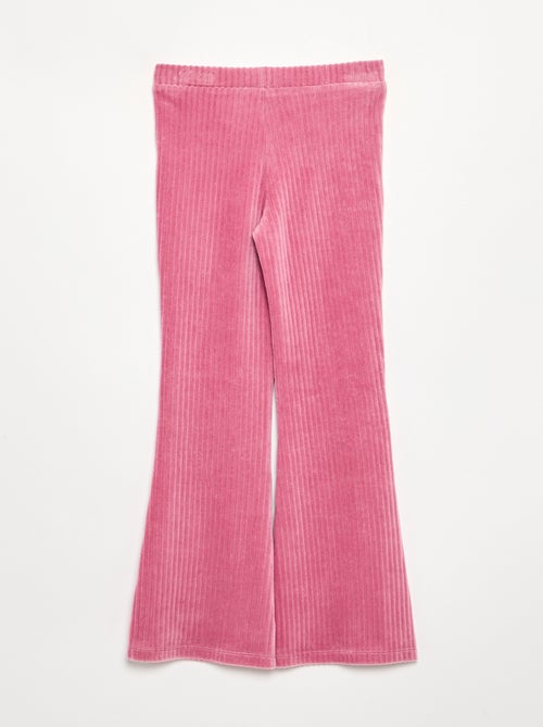 Pantalone tinta unita in velluto a coste - Kiabi