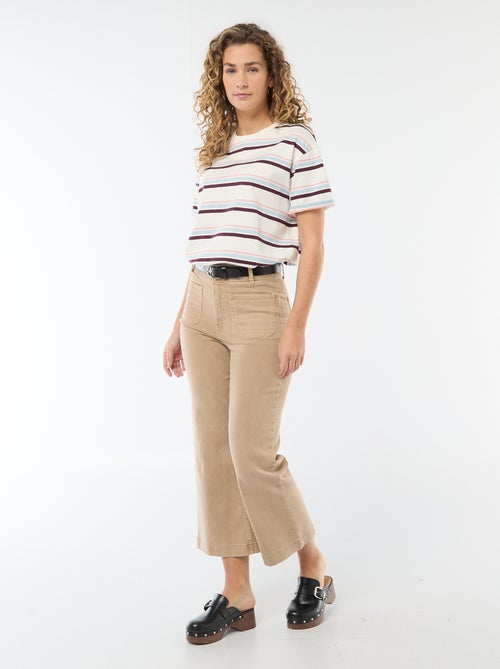 Pantalone wide leg colorato - Kiabi