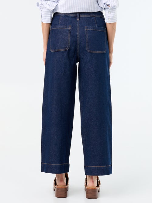 Pantalone wide leg con tasche intrecciate - Kiabi Pantalone wide leg con tasche intrecciate - Kiabi