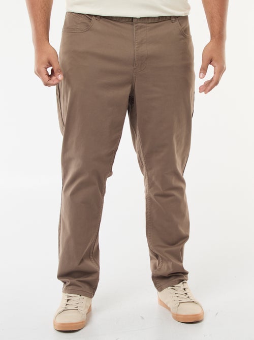 Pantaloni 5 tasche fitted L34 - Kiabi