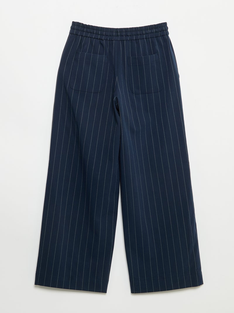 Pantaloni a gamba larga / taglio ampio Blu - Kiabi